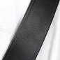 Preview: Einfachen Crossbelt 6 cm, Büffelleder, Dunkelbraun (L)