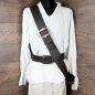Preview: Einfacher Crossbelt in Büffel, dunkelbraun (M-L) - 7,5 cm