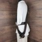Preview: Einfacher Crossbelt in Büffel, dunkelbraun (M-L) - 7,5 cm