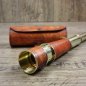 Preview: Teleskop / Fernrohr - mit Holzgriff, 45 cm, mit Lederetui