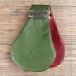 Preview: Medieval money pouch, lime green - burgundy