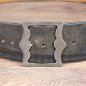 Preview: 7.5 x 140 cm pirate belt, full-grain leather, antique brown - AS / circumference 111 - 134 cm