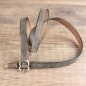 Preview: 2 x 145 cm - Medieval / Fantasy Belt, Antique Brown, AM, with Metal Tip