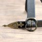 Preview: 2 x 147 cm - late medieval belt, antique brown, AM, with metal tip