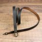 Preview: 2 x 160 cm - late medieval belt (1390 - 1420), antique brown, AM, with metal tip