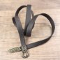 Preview: 2 x 170 cm Viking / Birka belt, buffalo leather with end piece