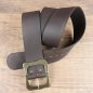 Preview: 6 x 137 cm pirate belt, buffalo leather, brown / circumference for 108 - 130 cm