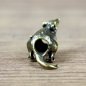 Preview: 5 mm Hair Bead Rat - Antique Brass