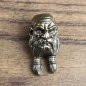 Preview: 6 mm hair bead bearded man's head - AM
