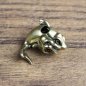 Preview: 2 x 4 mm top, 6 mm bottom hair bead / necklace pendant grinning shark - AM