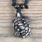 Preview: Amulett Schildkröte mit Baby, braun-weiß