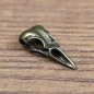 Preview: Hat decoration crow skull antique brass