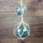 Preview: 8 Glass Fisherman Balls on a Rope - Sea Blue