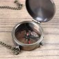 Preview: Compass on chain in antique look