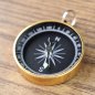 Preview: Kompass, Metall Farbe: Gold