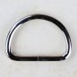 Preview: D-Ring 30 x 4 mm Farbe: Silber