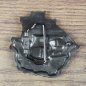 Preview: Piraten Schiff Buckle mit hell-braunem Rumpf
