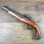 Preview: Deko Steinschloss Pistole, Tromblon, Holz / Metall, grau - Replik