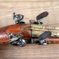 Preview: Gribeauval, Französische Doppellauf Steinschloss Pistole - Replik