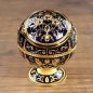 Preview: Aschenbecher "Barock Ball", Farbe: Gold / Blau