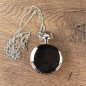 Preview: Schlichte Taschenuhr mit Klappdeckel, Farbe: Silber