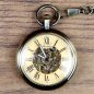 Preview: Klassische Mechanische Uhr ohne Klappdeckel, Halbautomatik, Zifferblatt Beige