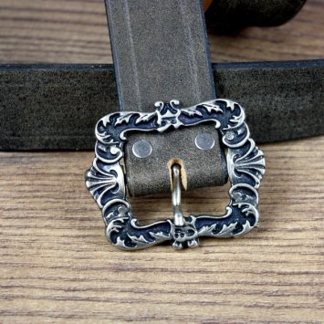 3.5 x 138 cm - Baroque Belt, Antique Brown, AS