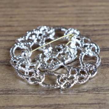 Preview: Brosche schottische Distel im Endlosknoten