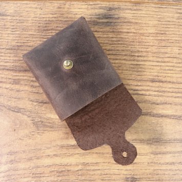 Preview: Kleine Geldbörse, braun