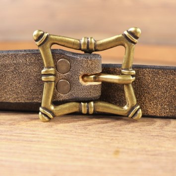 2,5 x 145 cm - Renaissance Gürtel, Antik-Braun - AM