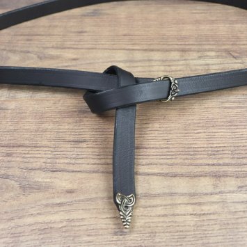 Preview: 2 x 169 cm Wiki belt, buffalo leather with end piece