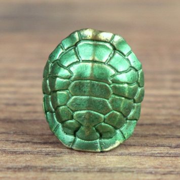 6 mm Haarperle Schildkrötenpanzer - Gruen