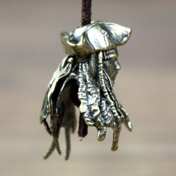 5 mm hair bead "Captain Jack Sparrow" - AM - with and without tricorn hat