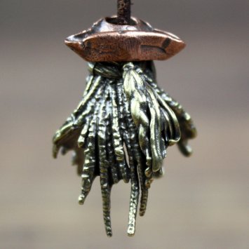 5 mm hair bead "Captain Jack Sparrow" - AM - with and without tricorn hat