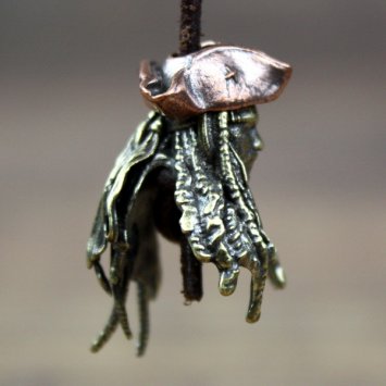 5 mm hair bead "Captain Jack Sparrow" - AM - with and without tricorn hat