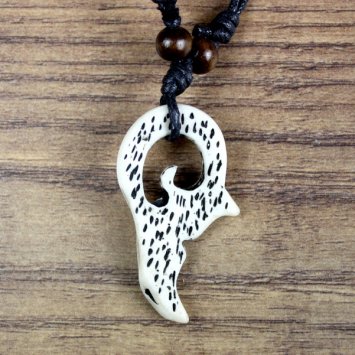 Preview: Amulett Walschwanz / Fluke - braun