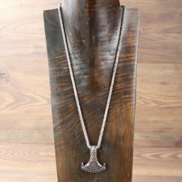 Halskette "Thors Hammer" Schiffsrumpf, Thorskopf