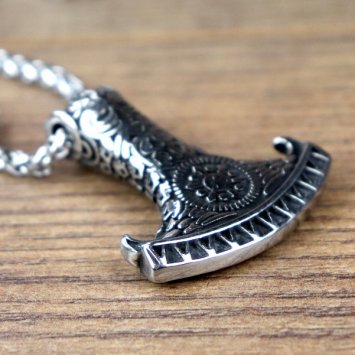 Halskette "Thors Hammer" Schiffsrumpf, Thorskopf