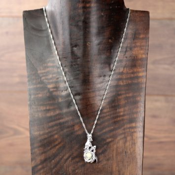 Meerjungfrau Halskette mit "leuchtender" Kugel