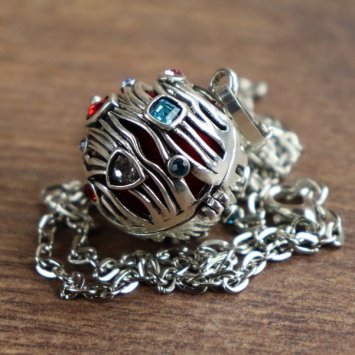 Pomander Duftkette Baum / Yggdrasil, Altmessing