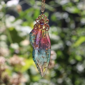 Halskette Feenflügel