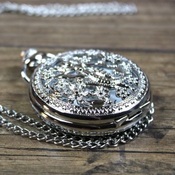 Glas Kugeluhr, Altsilber