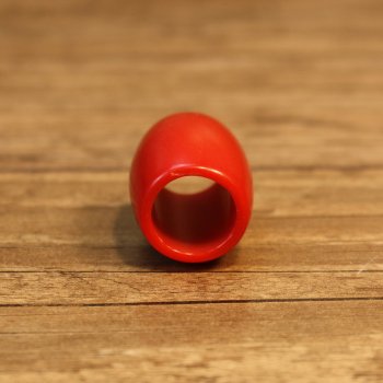 Preview: 13 mm Dreadlock Perle - Rot