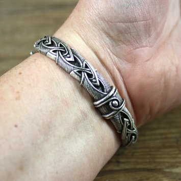 Preview: Metall Armband Tiger - Farbe: Silber