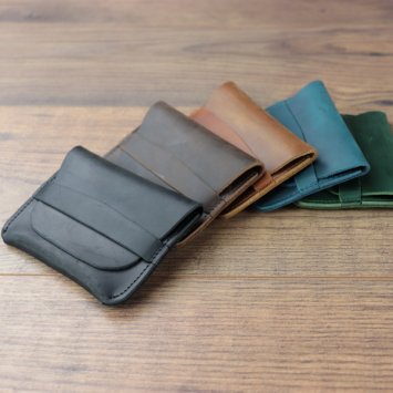 Preview: Flache Geldbörse, Checkkartentasche