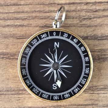 Kompass, Metall Farbe: Gold