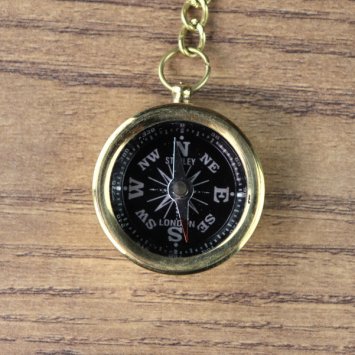 Schlüsselanhänger Kompass im Antik-Stil