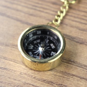 Schlüsselanhänger Kompass im Antik-Stil
