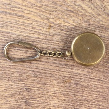 Schlüsselanhänger Kompass im Antik-Stil