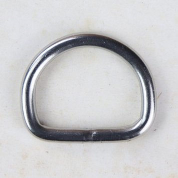 D-Ring 25 x 4 mm Farbe: Silber